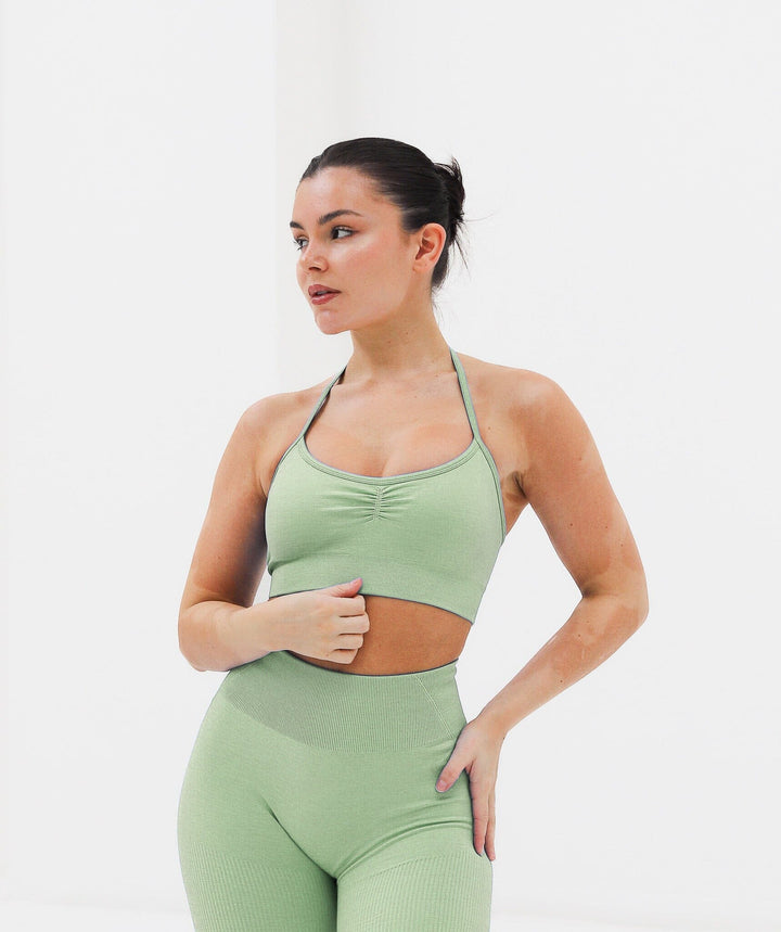 Halter Neck Top Matcha Latte 