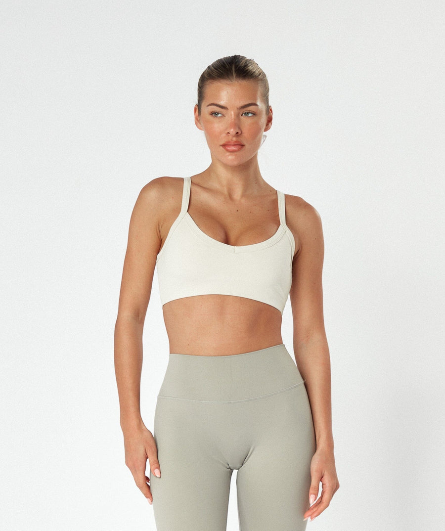 Minimal V-Front Sports Bra Moonlight 