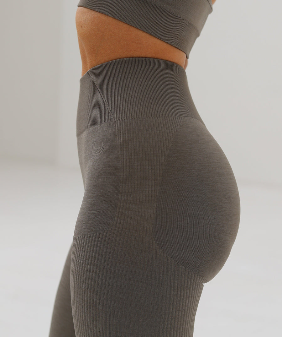 wide leg nude scrunch leggings yoga